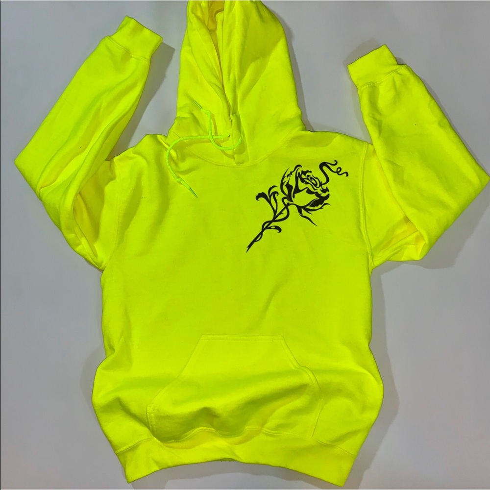 Abstract rose hoodie